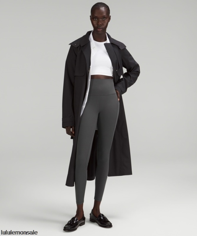 Lululemon Damen DELULU048 | Align Hoch Sitzende Hose Mit Taschen 25 Graphitgrau